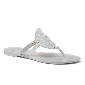 Jack Rogers Gray Jellies Sandals Size 6